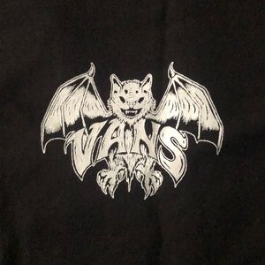 Vans | Shirts | Bw Vans Bat Tee | Poshmark